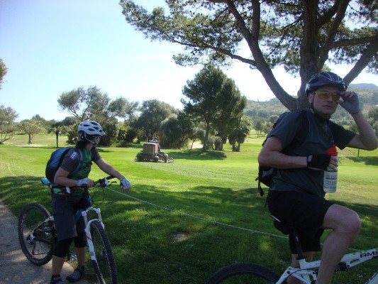 m Golfplatz von Canyamel