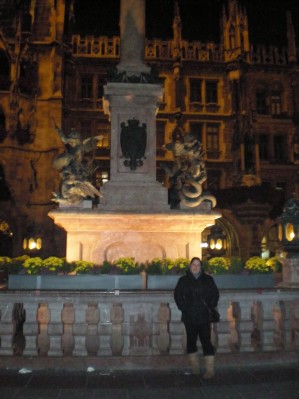 Marienplatz bei Nacht