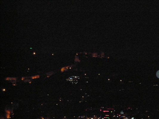 Alanya Hafenpromendae bei Nacht
