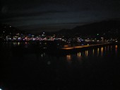 Alanya Hafenpromendae bei Nacht